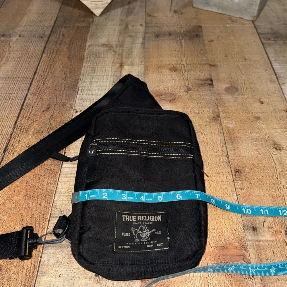True Religion Yeta Black Sling Bag